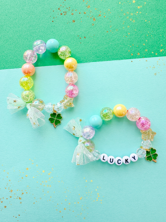 Kids St. Patrick's Day Beaded Bracelet (STP-2)