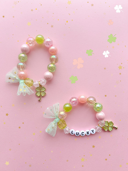 Kids St. Patrick's Day Beaded Bracelet (STP-1)