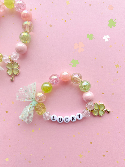 Kids St. Patrick's Day Beaded Bracelet (STP-1)